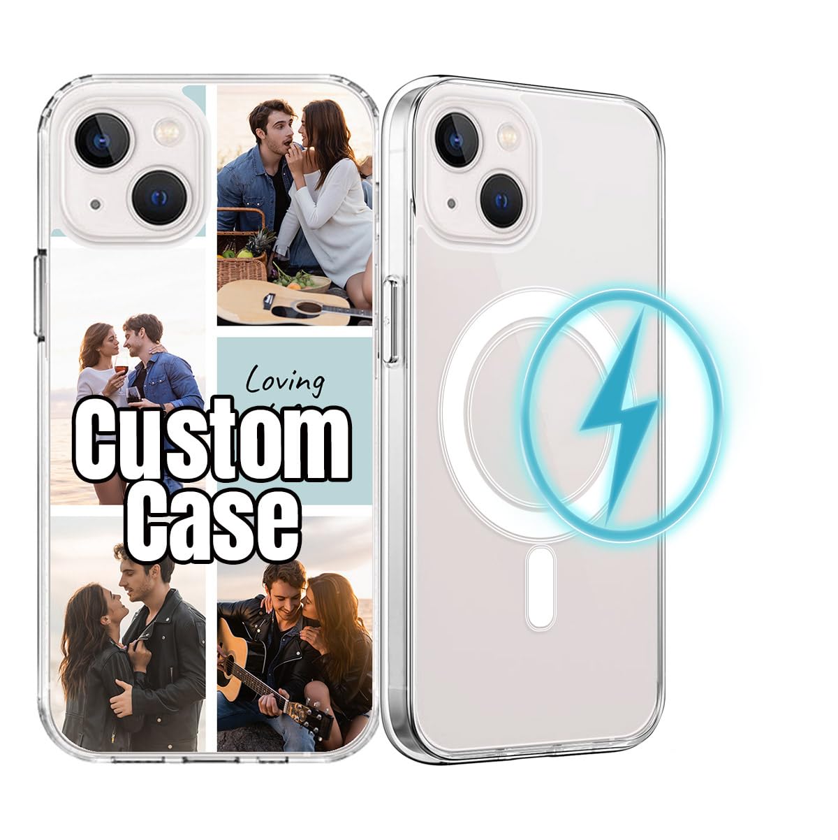 Amazon.com: Custom Personalized Magnetic Phone Case for iPhone 17